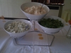 Fresh salads made on the day